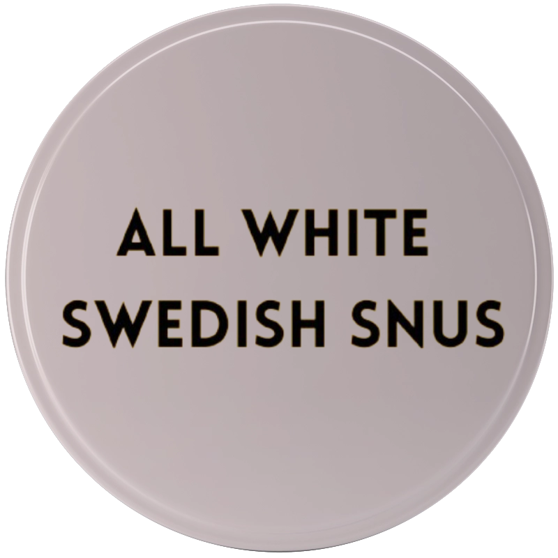 All white Swedish snus | Nicotine pouches | White Snus
